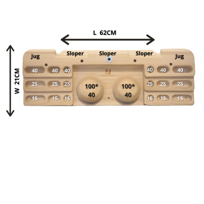 MOUNTAIN ROCKS Mountain Rocks Wooden Doorframe Hangboard Wildwood 2003