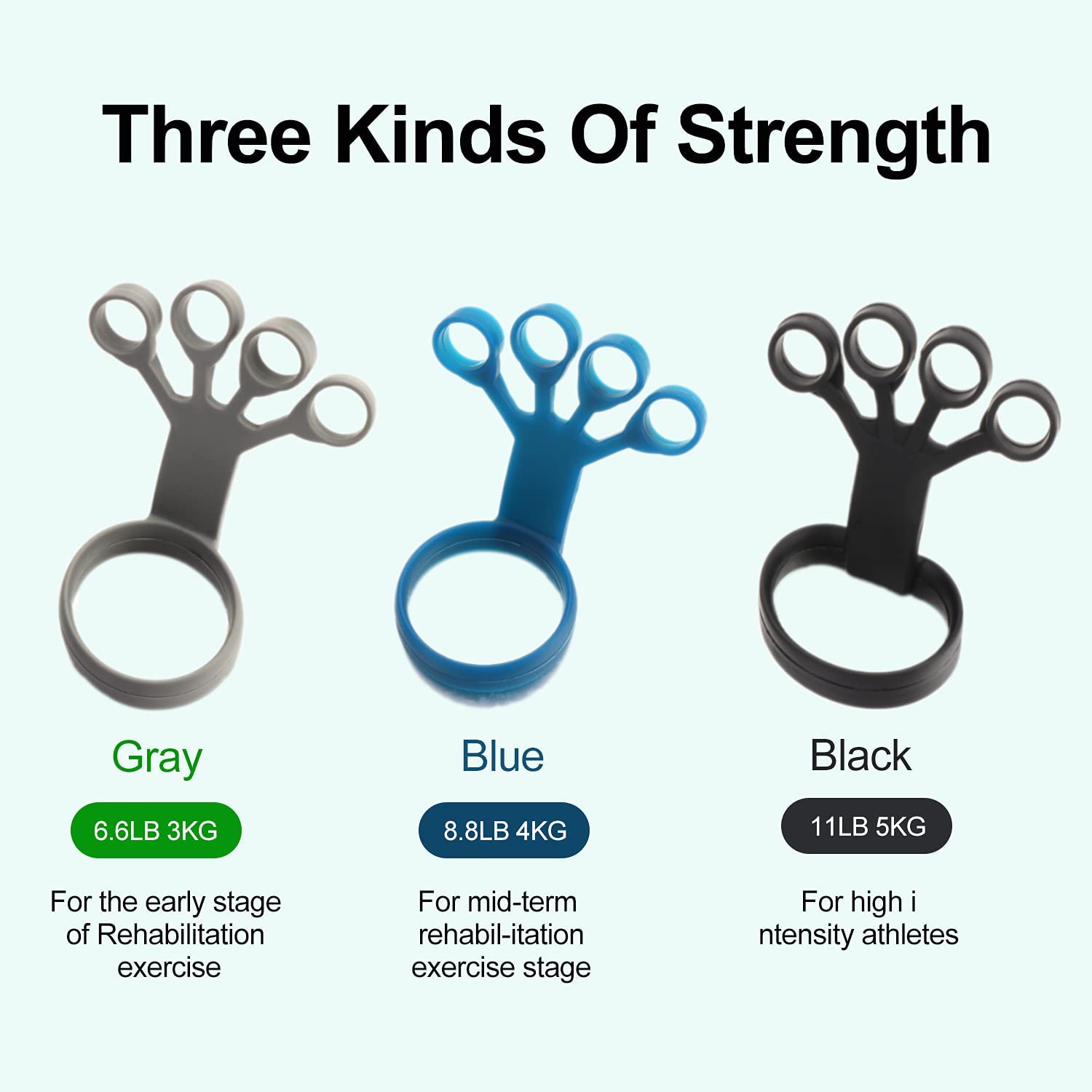 UNBRANDED Climbing training Silicone Hand and Finger Grip Strengthner